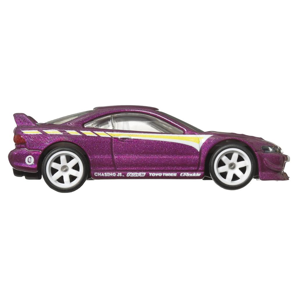 Hot Wheels Boulevard Custom '01 Acura Integra GSR Vehicle Toy, Purple, HRT77, for Ages 3 and Up
