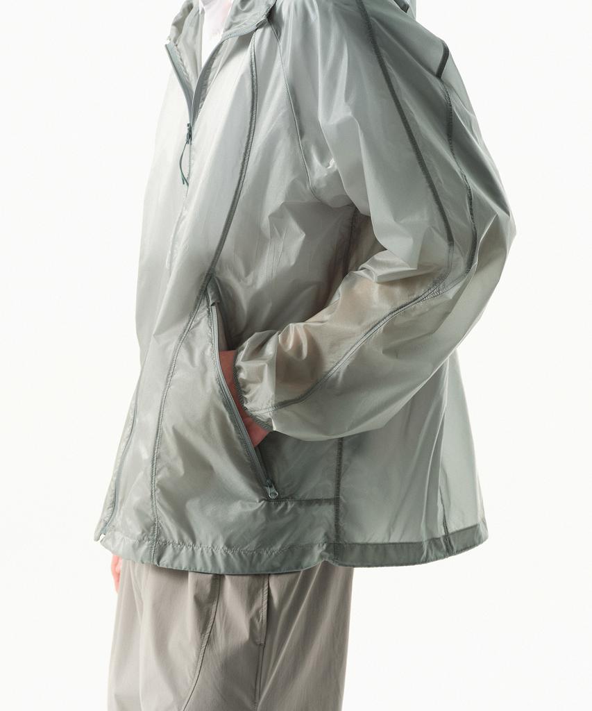 Musinsa Standard [City Leisure] Airweight Sheer Windbreaker Jacket [Cloudy Blue]