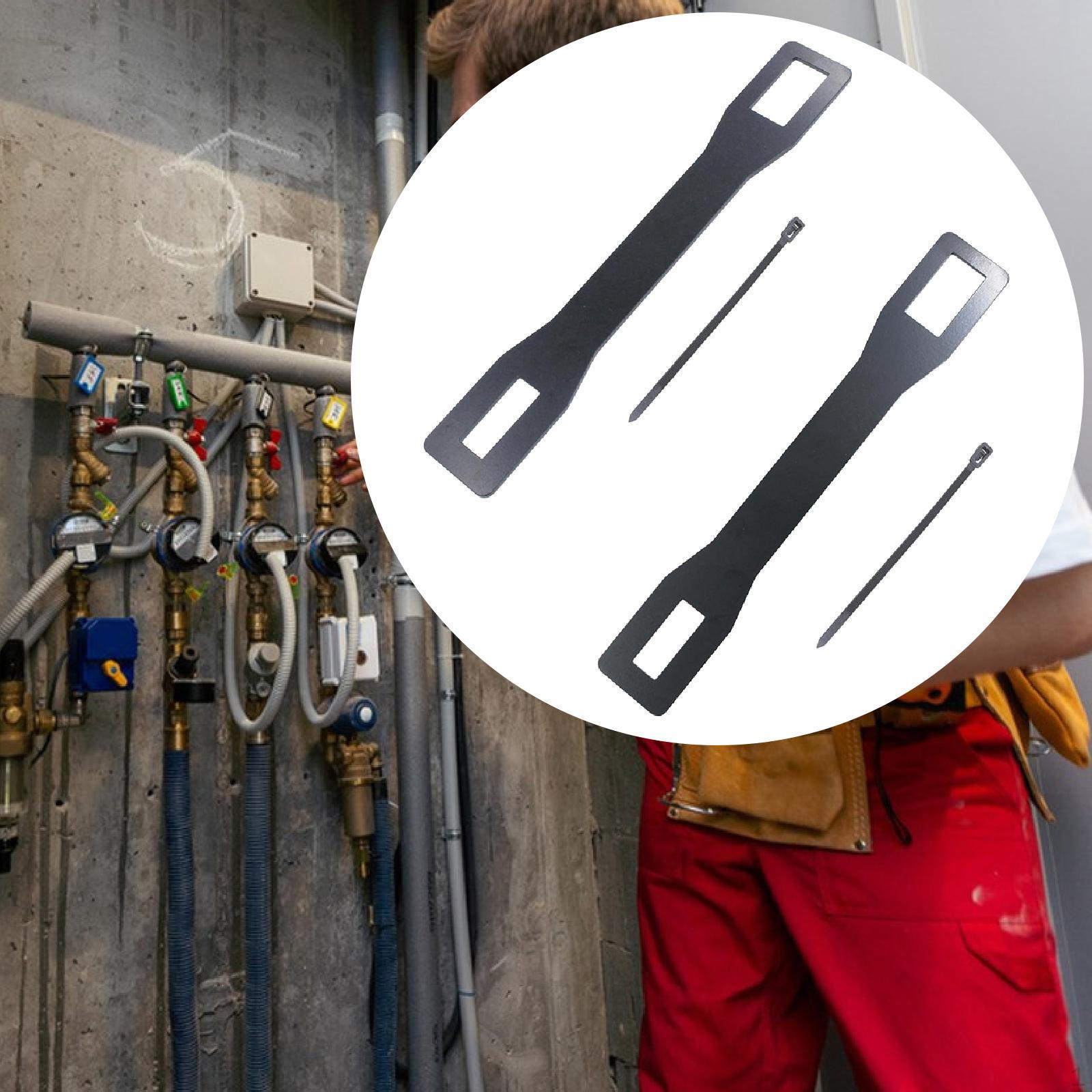 

2x Аварийный газовый перекрывающий ключ Металлические практичные аксессуары Дом Удобный Выживание при землетрясении