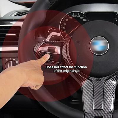 Carbon Lenkrad ABS Abdeckung Trim Für BMW X1 X2 X3 2016-2021 F Chassis F06 F10 F11 F12 F15 F16 f20 F21 F22 F23 F30 F32 F34