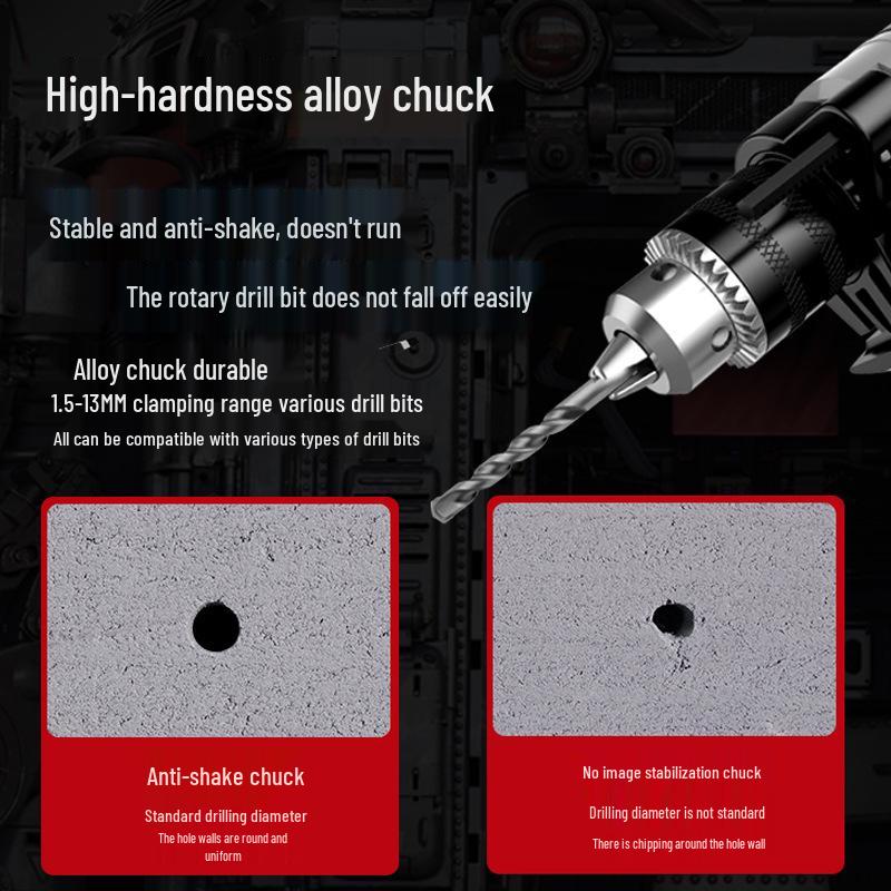 High-Power Variable Speed Hand Drill & Electric Hammer