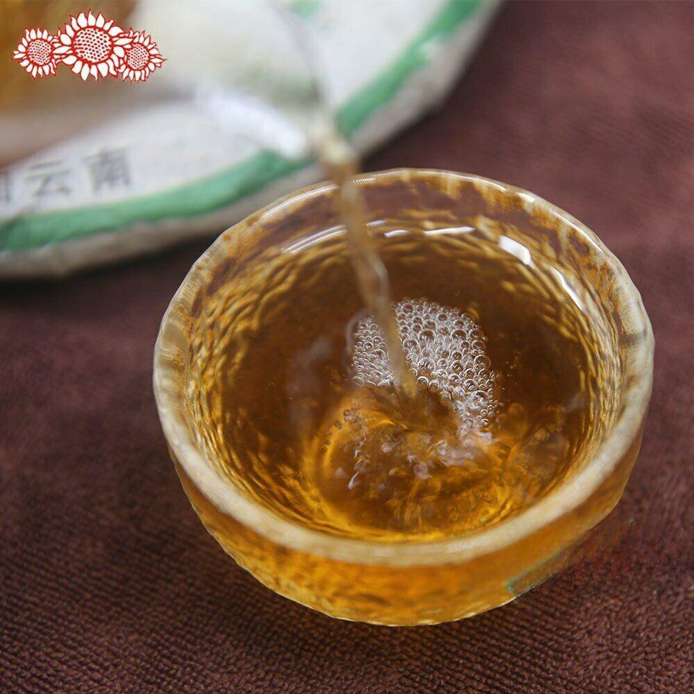 Haiwan Tea Premium Raw Pu Erh Tea Cake "Yin Hao Gong Bing" Batch 121 Pu Er 500g