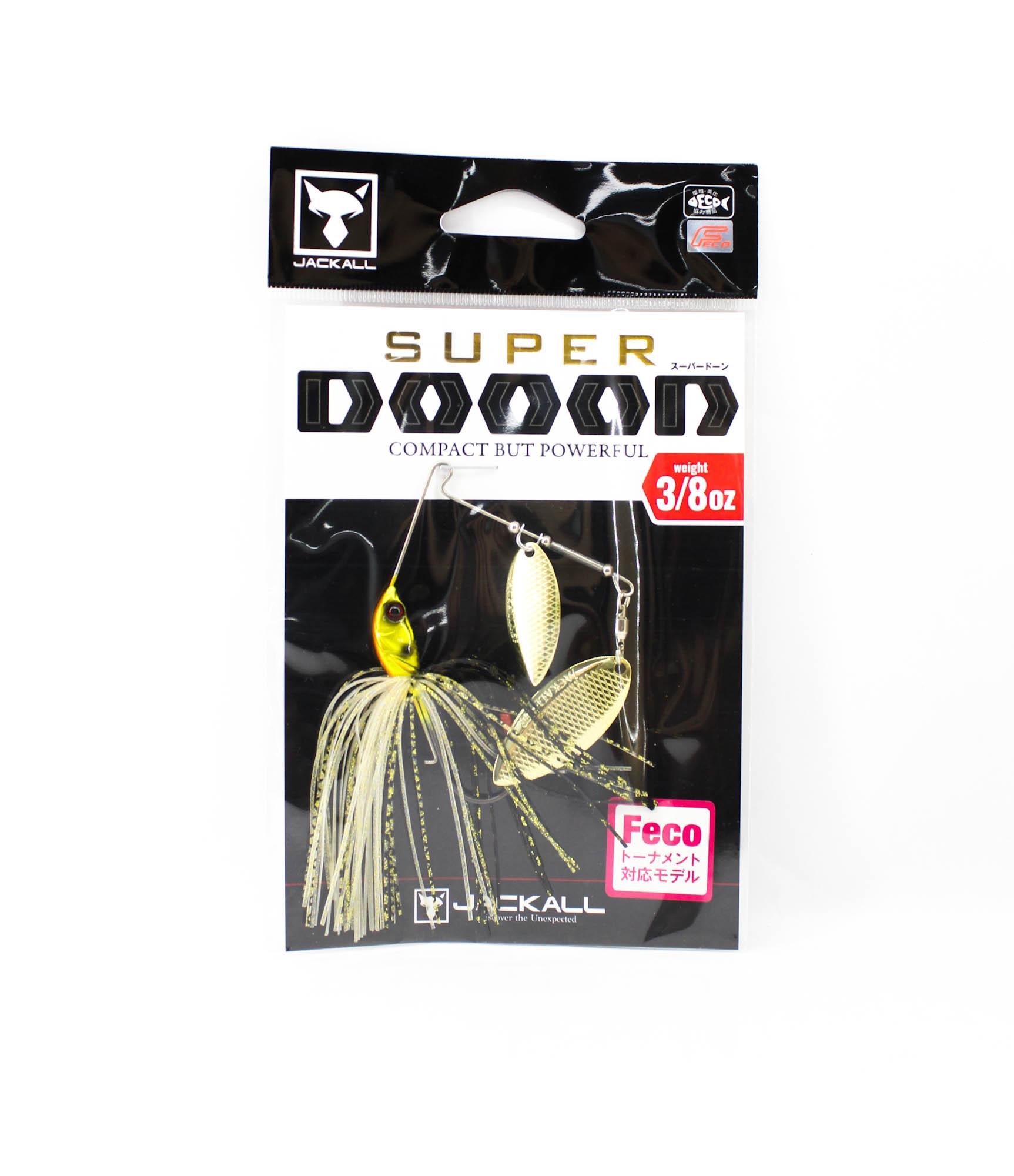 

Jackall Spinner Bait Lure Super Dooon 3/8 Oz TG Gold & Black (0604)
