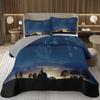 12 Constellation Astrology Bedspreads Zodiac Coverlet Boho Exotic Twin King Bedding Set Reversible Grey Quilted Bedspread Cover