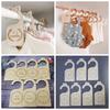 7Pcs Baby Wardrobe Labels Wood Smooth Newborn DIY Clothes Organizers Infants Clothing Hooks Nursery Household Bedroom