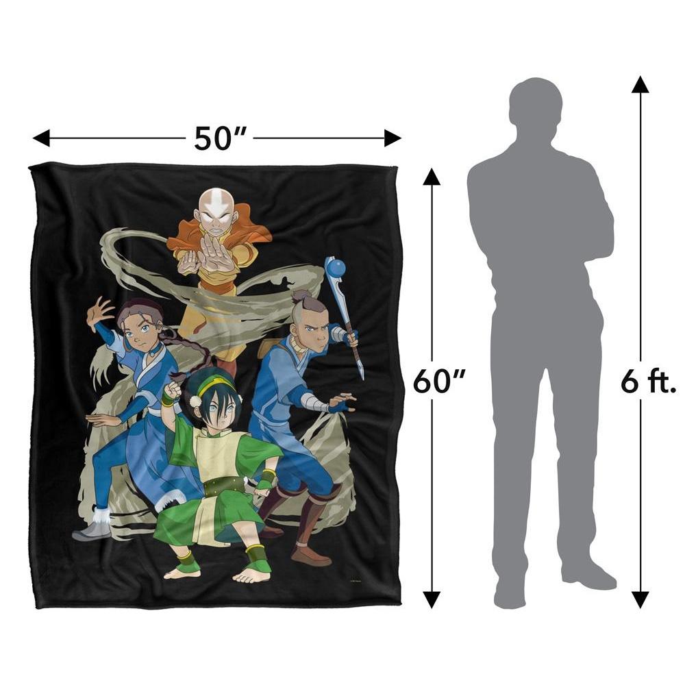 Avatar: The Last Airbender Silky Elements Supersoft Blanket