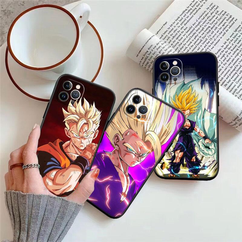 TR10 Dragon Ball Gohan Shell Phone Case for Samsung Galaxy S20 S21 S22 Ultra FE Plus A21S A22 A24 A25 A26 A30 A30S A31
