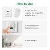 Small Air Purifier US UK EU Plug Plug-In Air Purifier Odor Removal Negative Ion Generator  Indoor