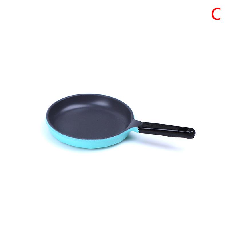 1:12 Dollhouse Miniature Egg Sausage Frying Pan Fryer Set Egg Beater Spatula Fork Whisk Jar Set Kitchen Accessories Toys Deco