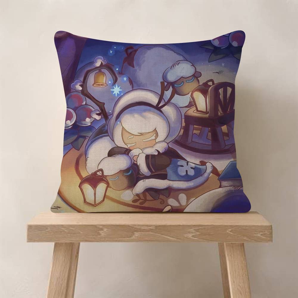 CCookie RRun KKingdom Cushion Cover x Polyester Sofa Cushions Decorative Throw Pillows Home Decoration Pillowcover