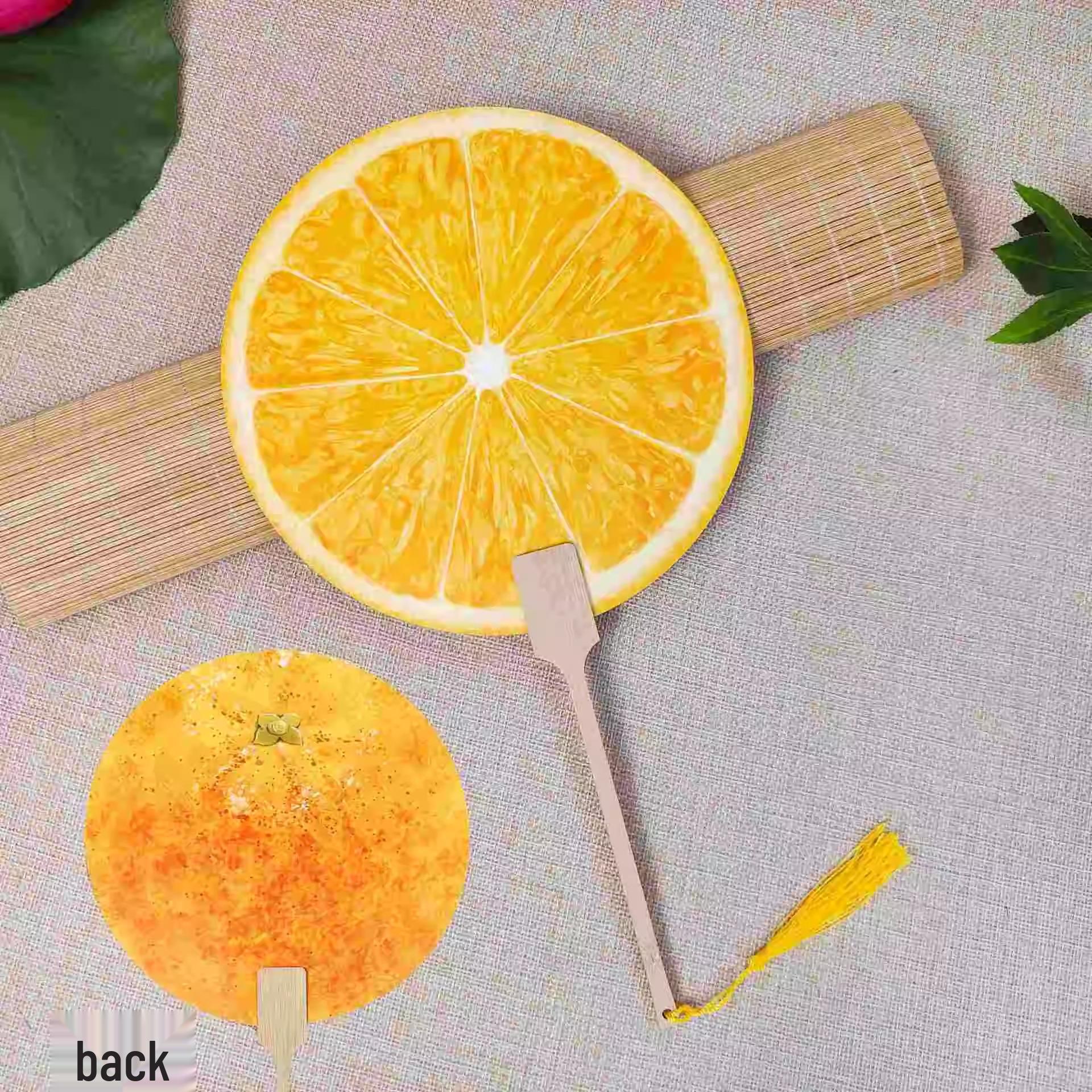 Расписанный вручную веер с арбузом - Милый летний подарок для лучшей подруги, Крутой и милый реквизит