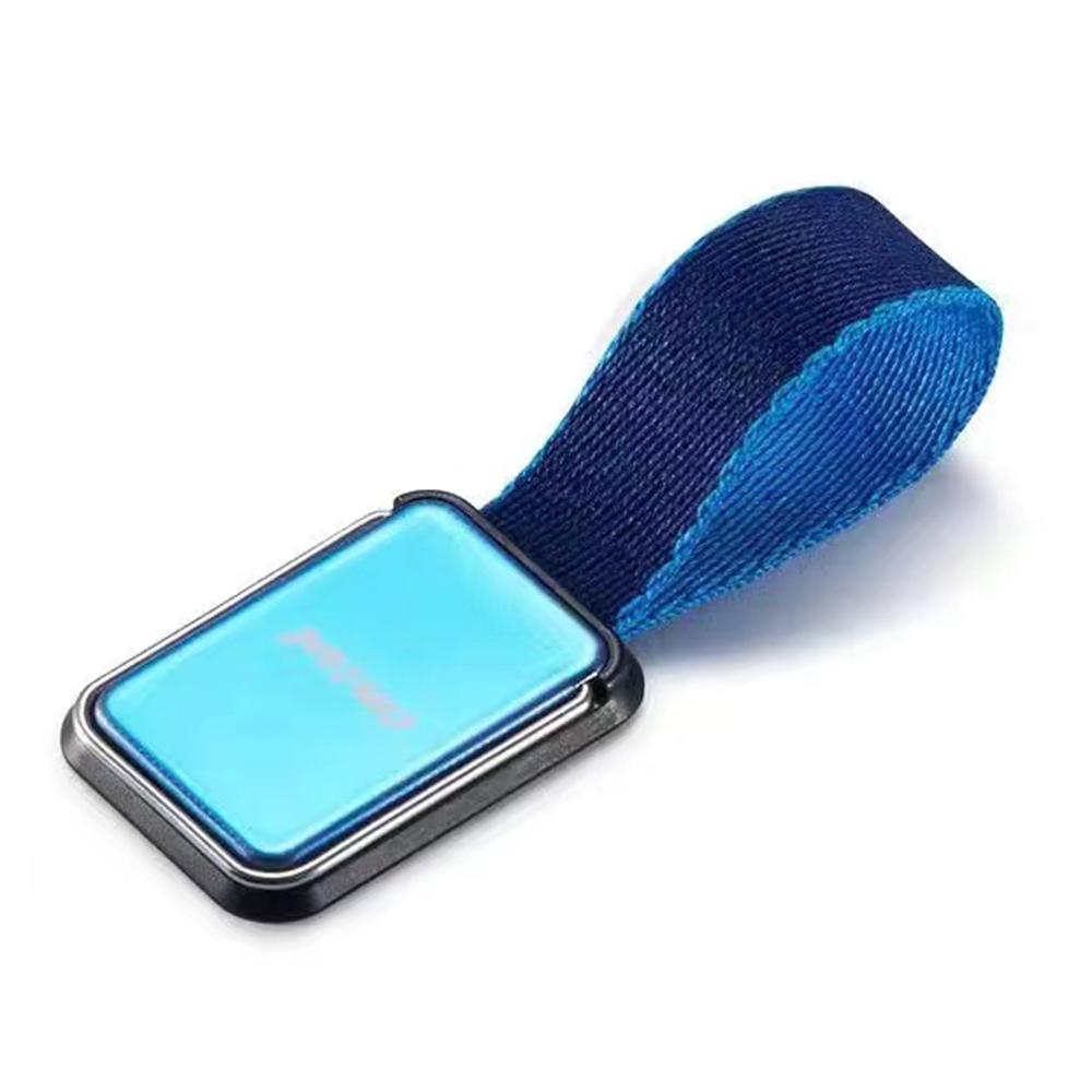 

CMZWT CPS-033 Phone Grip Ring Kickstand Anti Drop Cell Phone Back Holder with Strap Blue