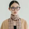 Pattern Cotton Pink Check Scarf