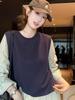 Autumn Women's Casual Korean Striped Two-Piece Design Shirt - Versatile and Loose Fit