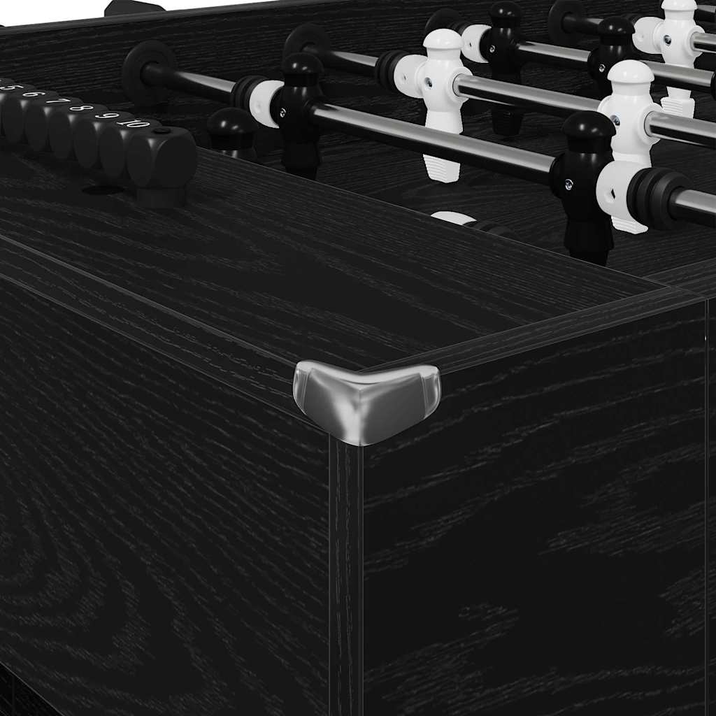 Table Football Table Black Oak 146.5 x 74 x 85 cm