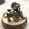 Brass Fengshui Dragon Ornament for Good Fortune and Happiness Ornaments for Home Desktop Car Vintage Decorations