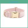 Dog Collar Material Pet Necklace With Gold Clasp For Medium And Large Dogs