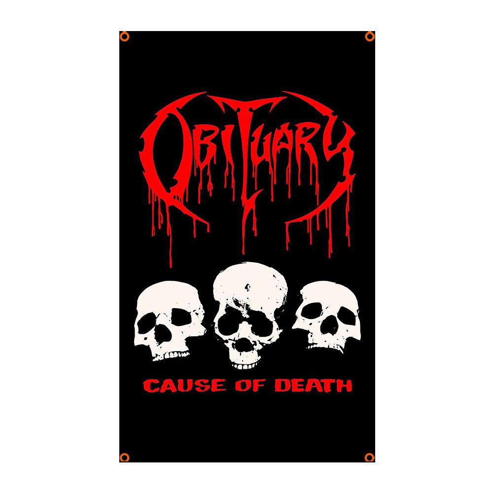FLAGoal 3x5FT Nachruf-Band Album Banner Dunkles Metal Musik Poster Fahne Tod Rock Cool Nonkonformistischer Stil