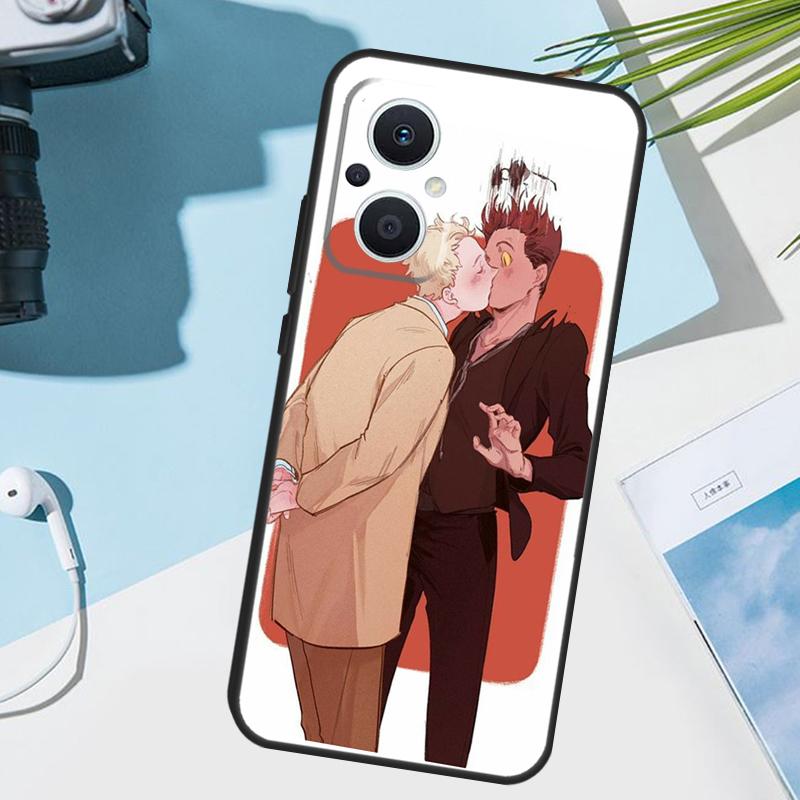 Good Omens Case For OPPO Reno 13 13F 12 11 F 8T 7 8 10 Pro OPPO Find X8 X6 Pro X3 X5 Lite Cover Funda
