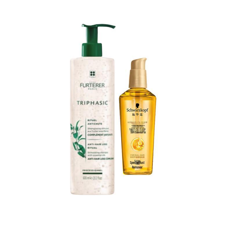 Rene Furterer Anti-Hair Loss Shampoo  Schwarzkopf Hair Oil Set