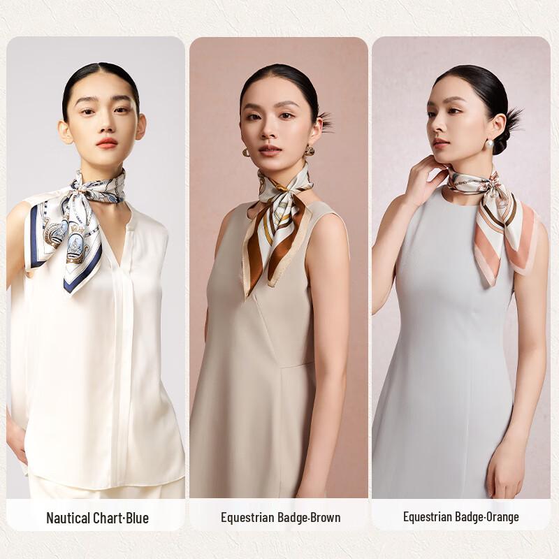 Shanghai Story 100% Mulberry Silk Scarf