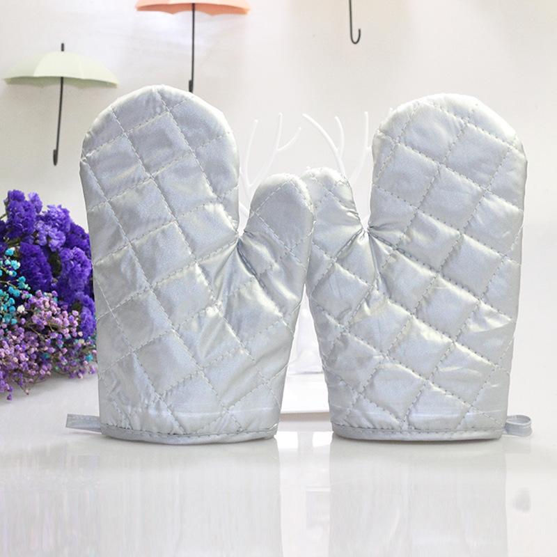 1 Pair Oven Gloves Thickened Insulated Gloves Heat Resistant Anti Scalding Gloves Oven Gloves For Kitchen Premium