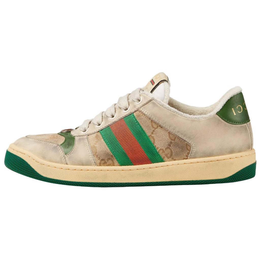 Gucci Screener Distressed Green Orange Women's 570443 9Y920 9666