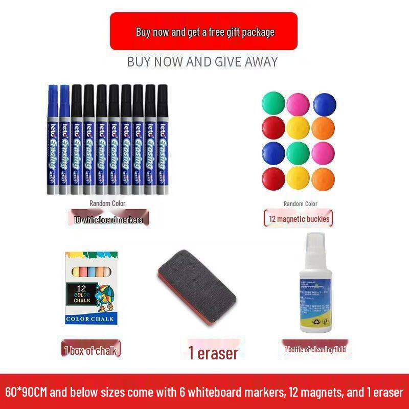 Mobile Magnetic Whiteboard Stand: Large Office, Teaching, and Meeting Writing Display Board