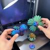 Zahnradkugel 3D-gedruckte Spinball-Würfel Fidget Spielzeug Kugel Fidget Schreibtischspielzeug Stress Angst Entspannend Dekompression