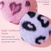 GECOMO Sparkling Powder Puff Ultra Soft Velvet Setting Makeup Applicator Flawless High Coverage For Loose Powder Foundation Travel Friendly Reusable