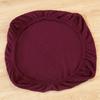 High Elastic Office Chair Covers Thicken Solid Color Computer Chair Cover Plaid Velvet Washable Armchair Cover