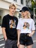 Unisex T Shirt Cool Graffiti Girl Print Casual Comfortable Soft Daily Fashion Top
