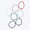 Gold Edge Simple Color Layered Beads Bracelet