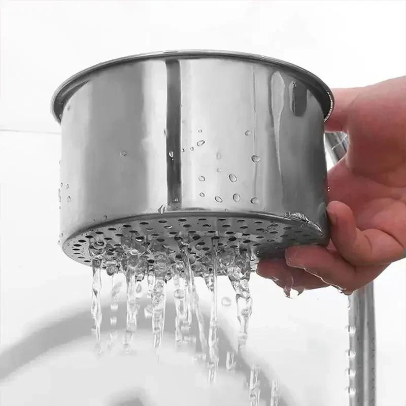 Swan Stainless Steel Sink Strainer Basket, 2026 New Durable Drain Basket for Kitchen Sinks, Swan Faucet Hanging Filter Basket