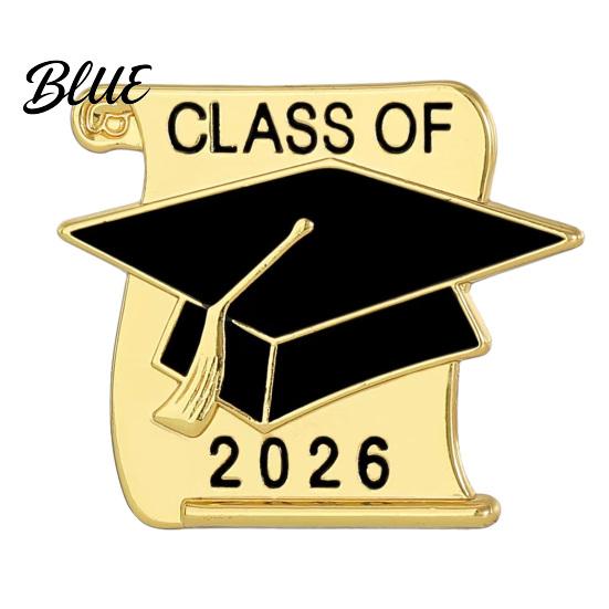 Wear-resistant Graduation Badge 2026 Brooch Pin Cap Star Scroll Paper