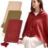 Wearable Electric Heated Blanket 3 Heating Levels Warm Heating Scarf Soft Heating Large Shawl  Home