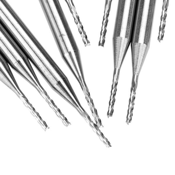 10pcs Carbide End Mill Endmill For CNC Rotary Burrs 1.0mm