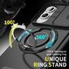 Magnetic Ring Stand Case For Samsung Galaxy S25 Edge S24 Ultra S23 S22 S21 Note 20Ultra Slide Camera Lens Protection Back Cover