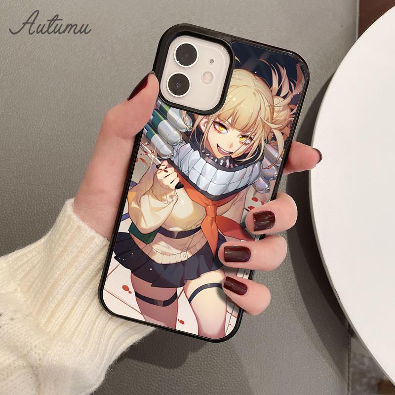 Himiko Toga Boku No Hero Academia Phone Case for iPhone 11 12 13 14 Pro Max mini XR XS SE 2020 6S 7 8 Plus Samsung S21 S22 Cover