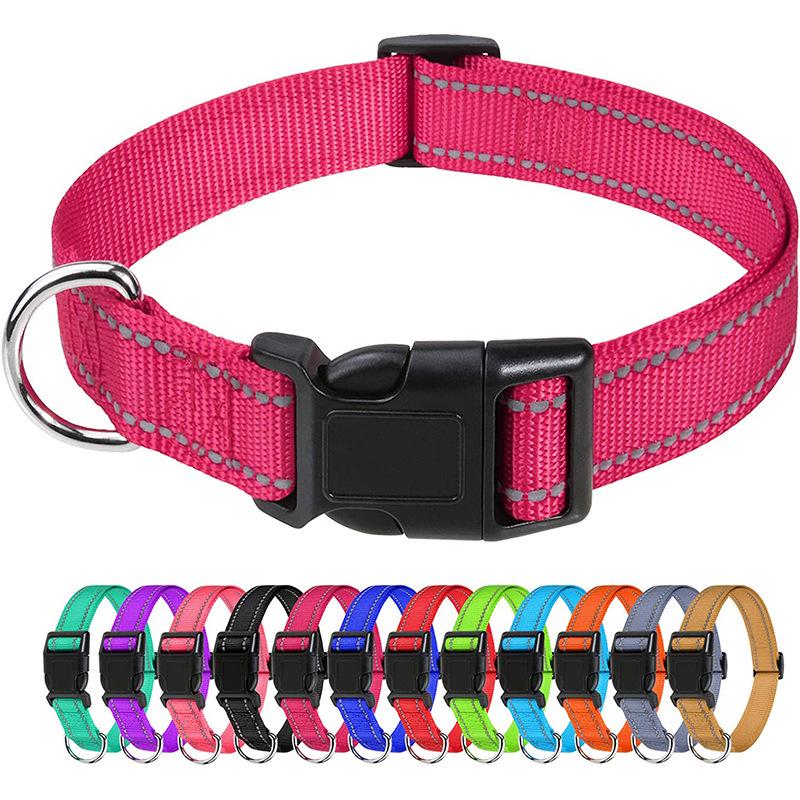 Reflective Dog Collar - Medium Size Anti-Pull Puppy Leash Collar