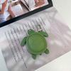 2025 New Leather Pendant Head Layer Leather Mini Earphone Bag Turtle Pendant Wallet Cross Border