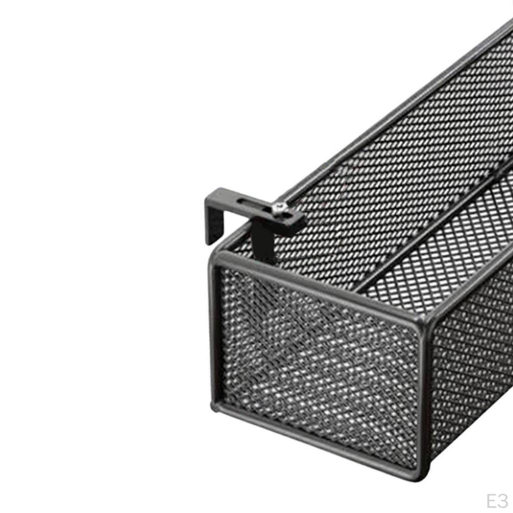 Bed Metal Storage Basket for Books, Night Hanger Organizer Dorm Room