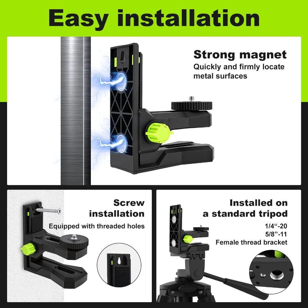 ABS Laser Level Bracket 360° Horizontal Rotation Laser Level Tripod Stand Measurement Tools