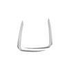 For Lexus NX 200 200t 300h 2015 2016 2017 2018    ABS Chrome Front Fog Light Lamp Eyebrow Trim Car Accessories Decor