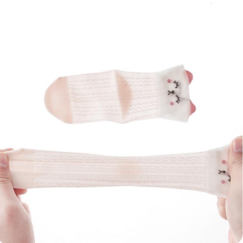 Kids Socks For Girls Boys Mesh Thin Children's Sock Cute Cartoon Soft Comfortable Infant Newborn Baby Sock 0-5Y Summer