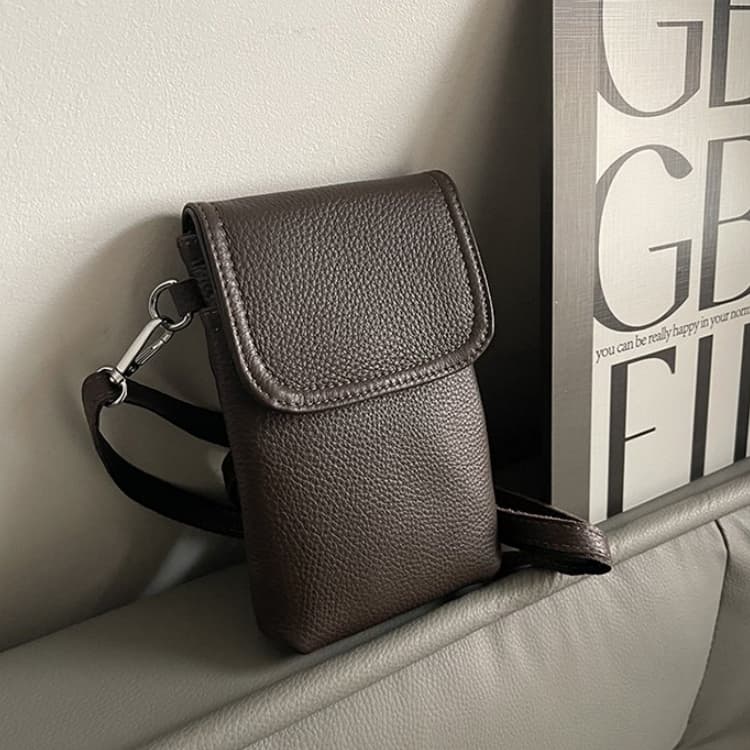 Lychee Pattern Mini Mobile Phone Bag Female Messenger Bag