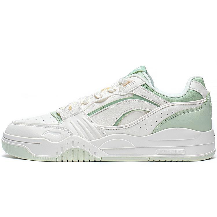 (WMNS) Li-Ning Moon White  White Green  Women s AGCS252-8 EU 39