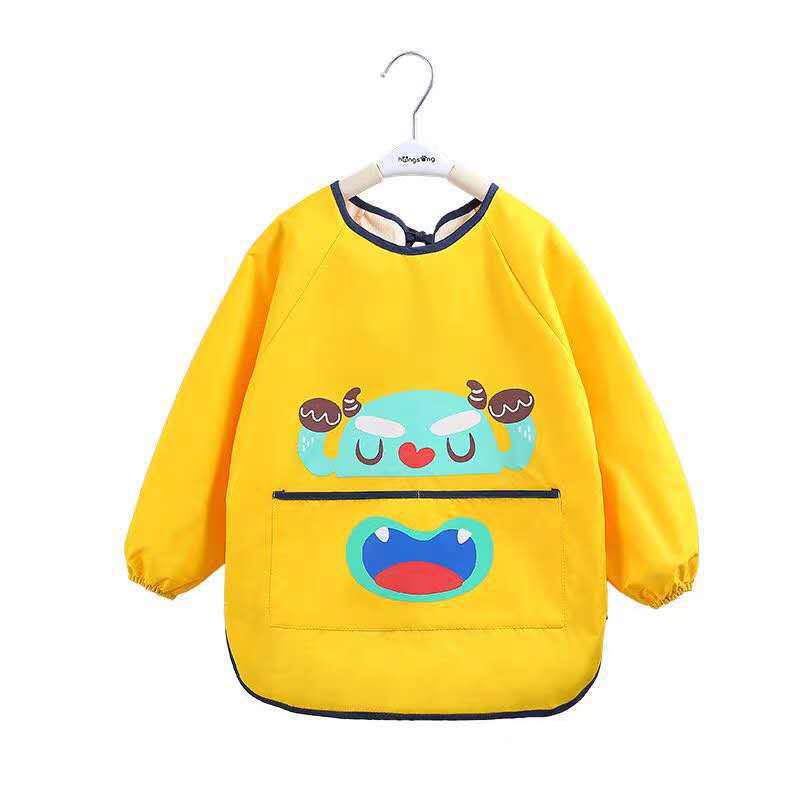 Waterproof Long Sleeve Baby Bib & Kids Painting Apron