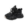 2026 Trendy Kids' Non-Slip White Running Shoes - Spring Leather Surface for Middle and Big Boys