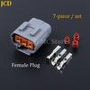 1Set 3 Pin 6195-0009 6195-0012 DL 090 Waterproof Sensor Connector For Mazda RX8 Ignition Coil 3Pin Socket Connector With Wires